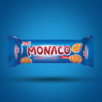 03068 / PARLE MONACO BISCUITS / MRP 10 / DP 8.50 / BOX 72 PCS / MINIMUM ORDER 10 BOXES