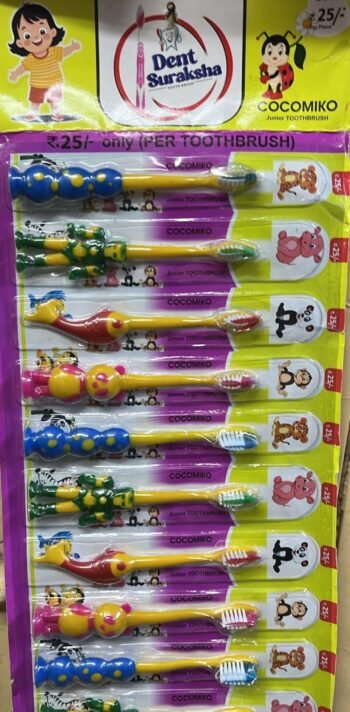 01077 /DENT SUKRKASH COCO MILK TOOTH BRUSH / MRP 240 /DP 65 /BOX 120 SHEET