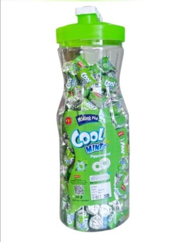 03327 / 1Rs COOL MINTS WATER  BOTTLE  CANDY/MRP 150 / DP 97 /  JAR 20 PCS