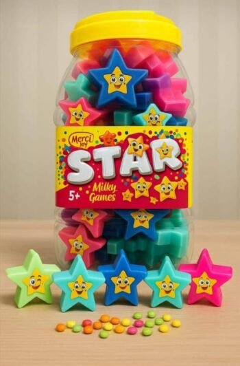 03328 /  5Rs STAR GEMS TOY  CANDY / MRP 200 /DP 122 / JAR 15 PCS
