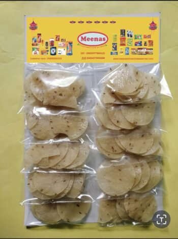 01169 / 5 RS JEERA KOOZH PAPPAD ( ARISI VATHAL )/MRP 50 /DP 28 /MINIMUM ORDER 100 SHEET