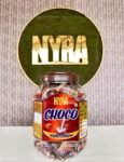 01194 /  1Rs NYRA CHOCO MILK CANDY /MRP /160 / DP 86 / BOX 16 JAR MINIMUM ORDER 2 BOX