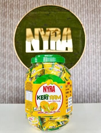 01275 / 1Rs NYRA KERI AAM  CANDY / MRP /160 / DP 86 / BOX 16 JAR MINIMUM ORDER 2 BOX
