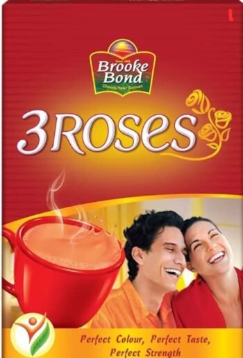 03333 / 3 ROSES TEA 250 GM / MRP 225 / DP 186.5 /minimum order 2 BOX /48 Pcs