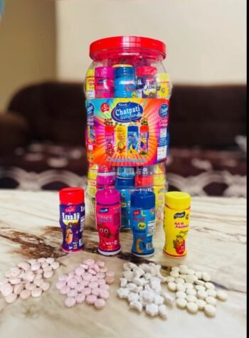 03256/ CHATPATI DIBBI  CANDY JAR / MRP 200/ DP 117/ BOX 20 PCS
