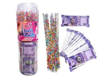03287 / 2Rs  SOMP  CANDY PIPE JAR / MRP 150 / DP 87 / BOX 30  PCS
