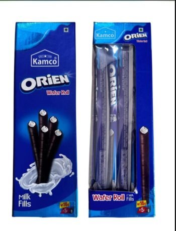 03294/ 5Rs ORIEN CHOCO ROLL / MRP 150 / DP 89 / BOX 32  PCS JAR