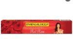 03298 / MANGALDEEP RED ROSE AGARBATTI / MRP 55 / DP 33.90/ BOX 60 PKT (MINIMUM ORDER 10  BOXES)