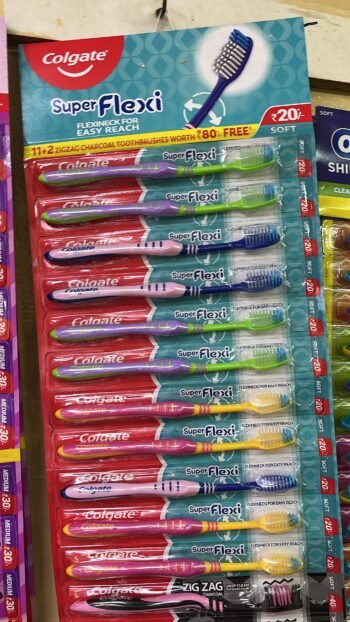 01761 / colgate super flexi tooth brush / MRP 260 / DP 96  / BOX 120  SHEET