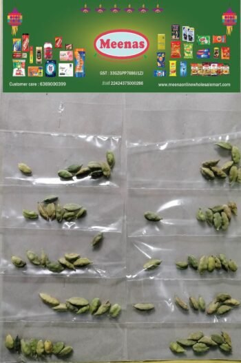 01129 /CARDAMOM POCKETS /MRP 50 /DP 28 /MINIMUM ORDER 100 SHEET