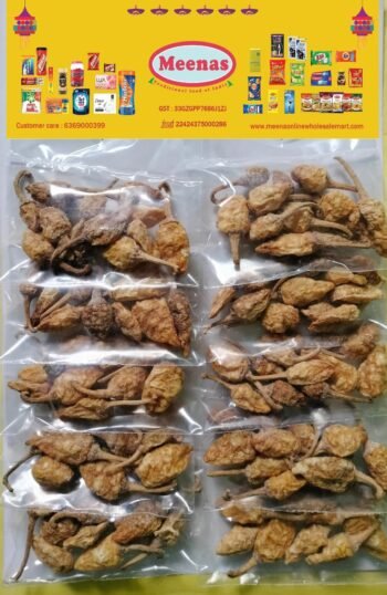 01156 / SUN DRIED CURD CHILLI VATHAL (MOR MILAGAI VATHAL ) /MRP 50 /DP 28 /MINIMUM ORDER 100 SHEET
