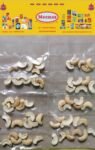 01157 / 5 RS CASHEWS NUTS POCKET (MUNTHIRI) /MRP 50 /DP 28 /MINIMUM ORDER 100 SHEET