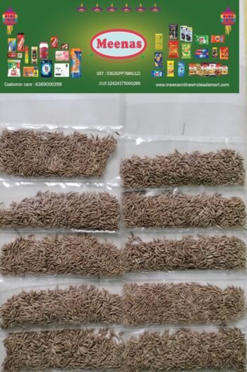 01161 / CUMIN SEEDS (SEERAGAM ) /MRP 50 /DP 28 /MINIMUM ORDER 100 SHEET