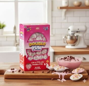 03345/5RS. DOUBLE FUN KINDER JOY/MRP RS.165/DP RS.107/CORTON 24 JAR