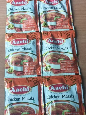 03387/ Aachi Chicken Masala/ MRP Rs.10/ Dp Rs.6.50/ Carton 1000 Pcs